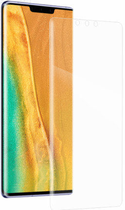 Гідрогелева захисна плівка на HUAWEI Mate 30 Pro на весь екран прозора, фото 1