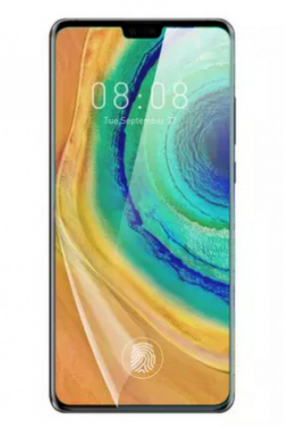 Гідрогелева захисна плівка на HUAWEI Mate 30 5G на весь екран прозора, фото 1