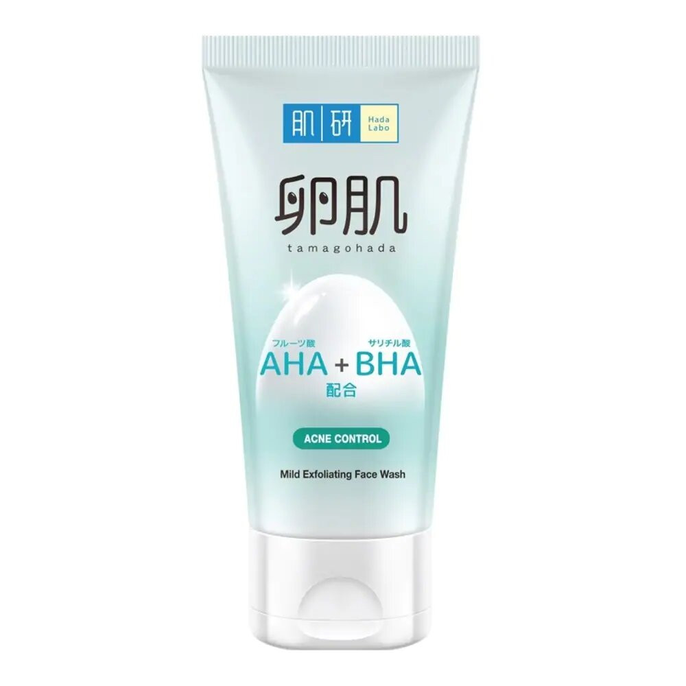 Пінка для вмивання проти акне HADA LABO AHA+BHA Tamagohada Acne Control Face Wash 130g