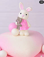 Силіконовий молд Зайчик із ведмедиком