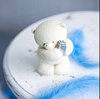 Силіконовий молд Ведмедик з подарунком