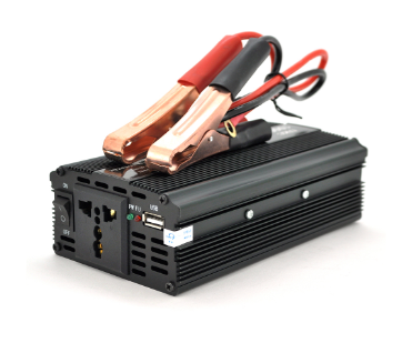 Автономний інвертор Voltronic 600W 12/220V, 1 універсальна розетка, крокодиллы, USB, фото 1