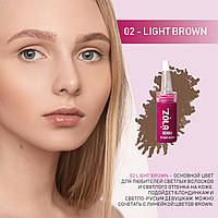 Хна для брів "ZOLA Henna", 02 light brown, 5 грамів