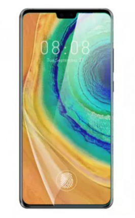 Гідрогелева захисна плівка на HUAWEI Mate 30 на весь екран прозора, фото 1