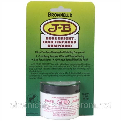 Паста для полірування стовбура J-B Bore Bright Finishing Compound 57 гр. (2 oz.) (083-065-100)