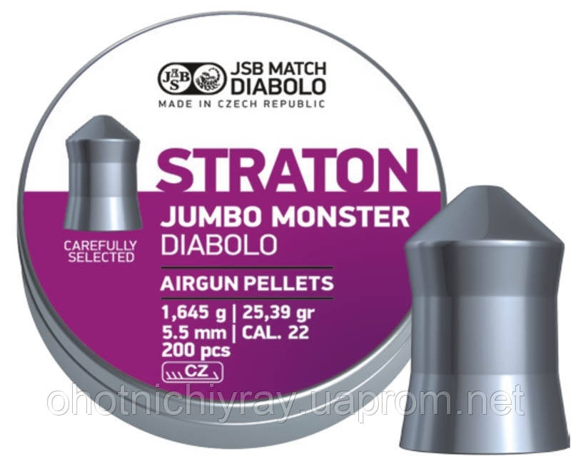 Кулі пневматичні JSB Diabolo Straton Jumbo Monster (546289-200)