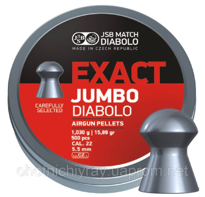 Кулі пневматичні JSB Diabolo Exact Jumbo (546247-250)