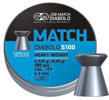 Кулі пневматичні JSB Blue Match Diabolo S100 (000026-500)