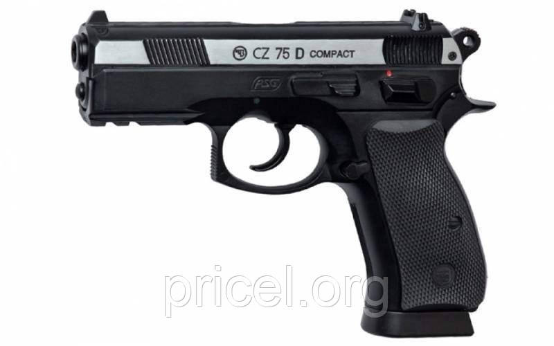 Пневматичний пістолет ASG (CZ 75D Compact). Корпус — метал (16200)