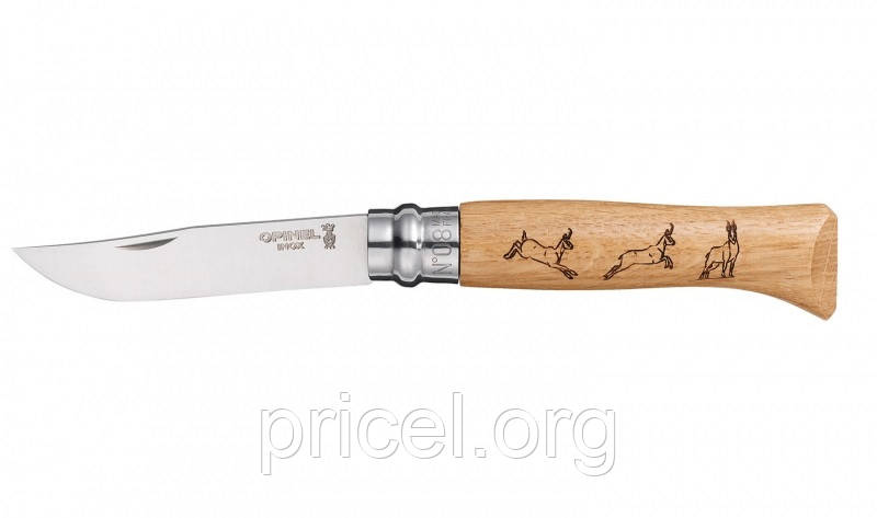Нож складной Opinel №08 Animalia Chamois Косуля (001621)