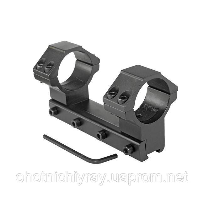 Кріплення на зброю для ліхтаря 2x30mm Ring Telescopic Sights (планка вівера 9 мм) (K1514)
