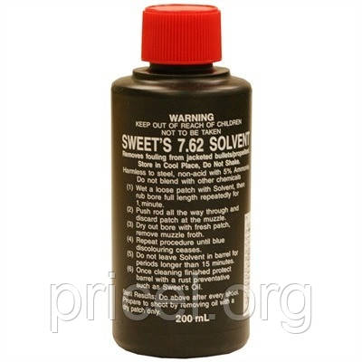 Сольвент для зняття обміднення дула Ok Weber Sweets 7.62 Solvent 200 ml (OK-762)