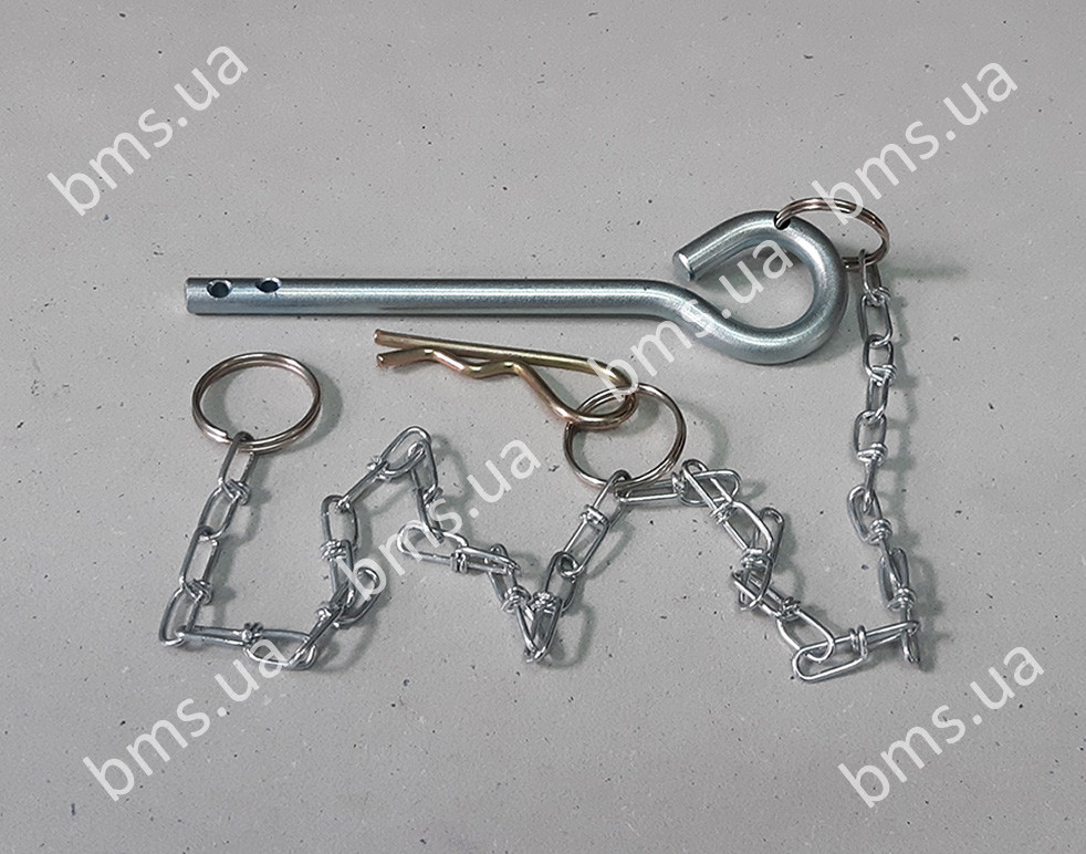 Стопор / Шплінт з ланцюжком для штуцера 50-65  мм / підкова гасителя (тринога)