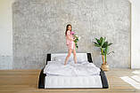 М'яке двоспальне ліжко "Клео" з підйомним механізмом 180*200, фото 2