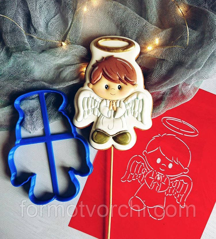 3D-формочки-вирубки для пряників "Ангел 20"