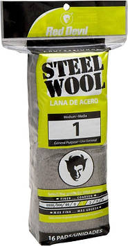 Сталева вата Red Devil Steel Wool 1 Medium 16 Pads (0314)