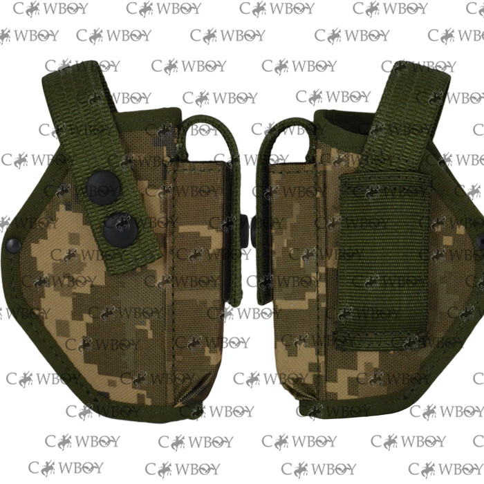 Кобура поясна Форт-17 з чохлом під магазин (Cordura 1000D, піксель світлий)