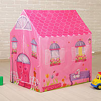 Дитячий ігровий намет Happy Kid будиночок для принцеси princess home для дівчинки для будинку і вулиці Рожева