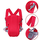 ОПТ Слінг-рюкзак для перенесення дитини Baby Carriers рюкзак-кенгуру сумка кенгуру від 3 до 12 місяців червоний, фото 3