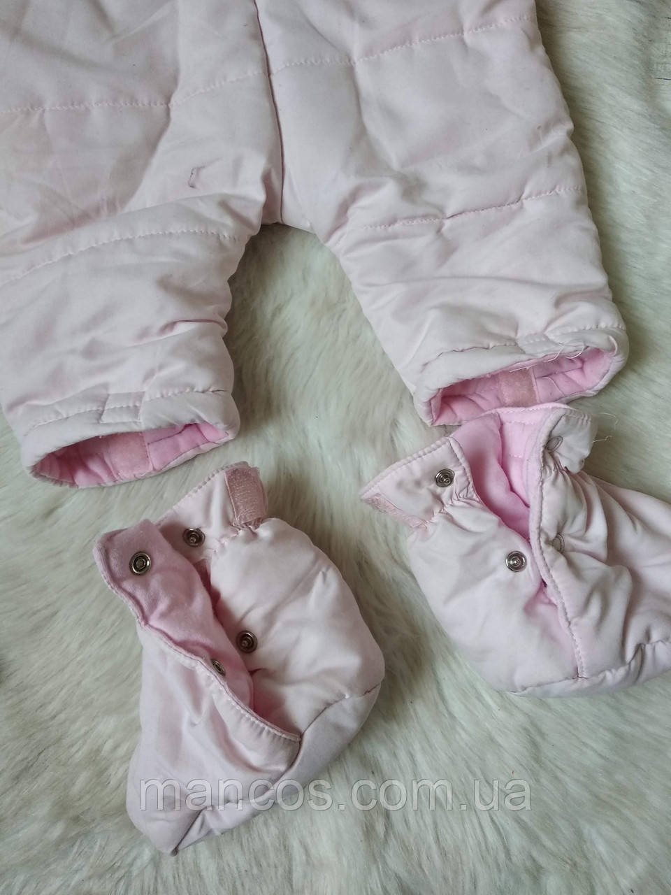 Комбінезон Newness baby для дівчинки демісезонний для новонародженої рожевий на зріст 62 см - фото 5 - id-p393936155