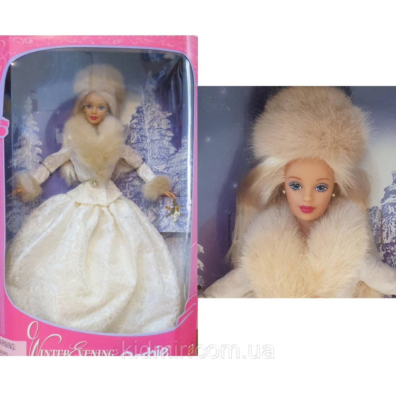 Лялька Барбі Колекційна Зимовий вечір 1998 Barbie Winter Evening 19218, фото 1