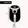 Аэрофритюрница Air Fryer ID1901 1000W, фото 7