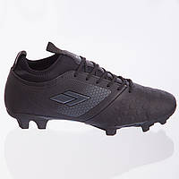 Бутсы футбольные с носком DIFENO 180304-3 размер 45 Black-Grey