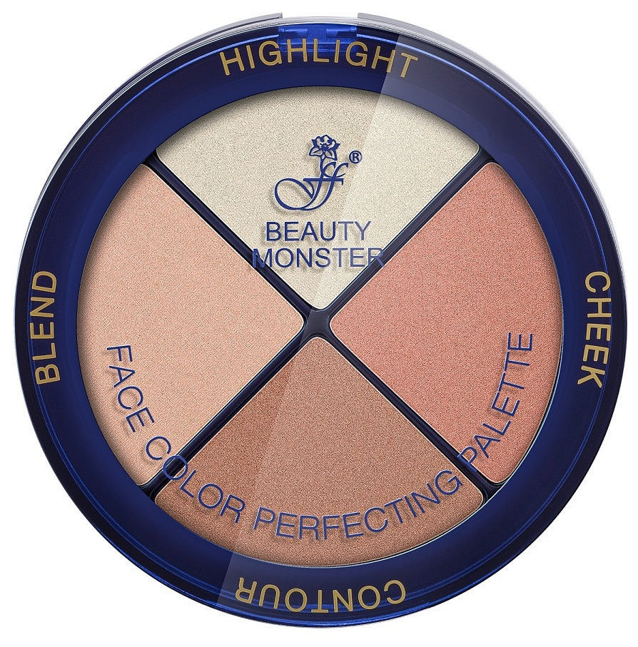 Палітра для макіяжу 4 в 1 Beauty Monster Ffleur FC53 №3