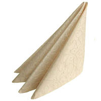 Серветка сервірувальна 45*45 з тканини Мати різних забарвлень бежевий вензель