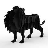 Мангал подарунковий Лев 3D, Мангали у формі тварин із товстої сталі, дорогий подарунок Фламенту, фото 3