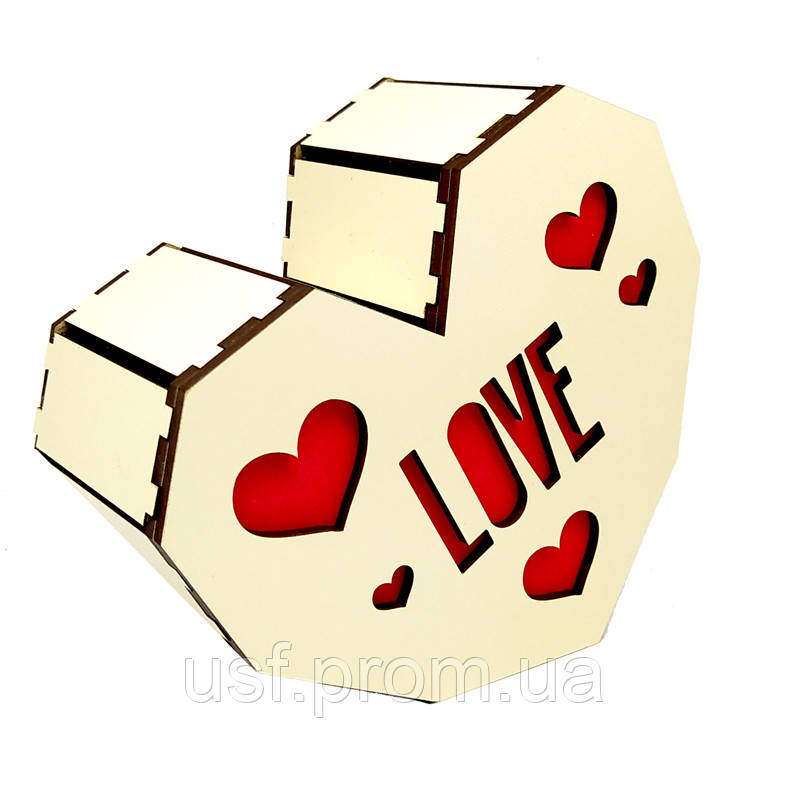 Подарункова коробка "Серце" Любов