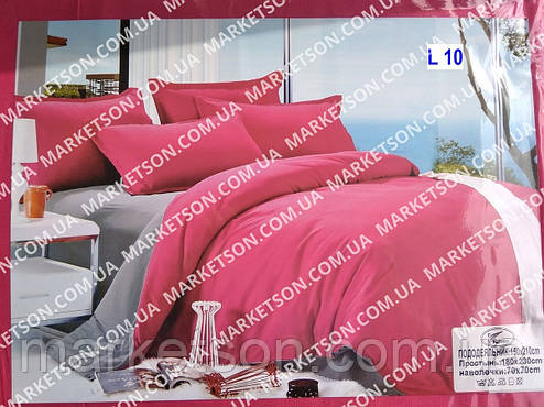 Напівторна постільна білизна 150*210.Сатин. Подарункове паковання., фото 1