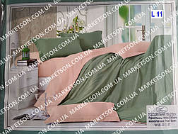 Напівторна постільна білизна 150*210.Сатин. Подарункове паковання., фото 2
