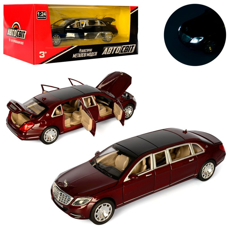 Металева машинка Mercedes-Maybach S600 Pullman