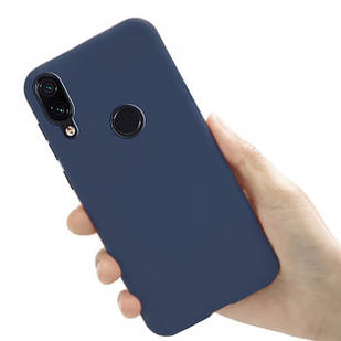 Чохол силіконовий для Xiaomi Redmi Note 7 Pro синій