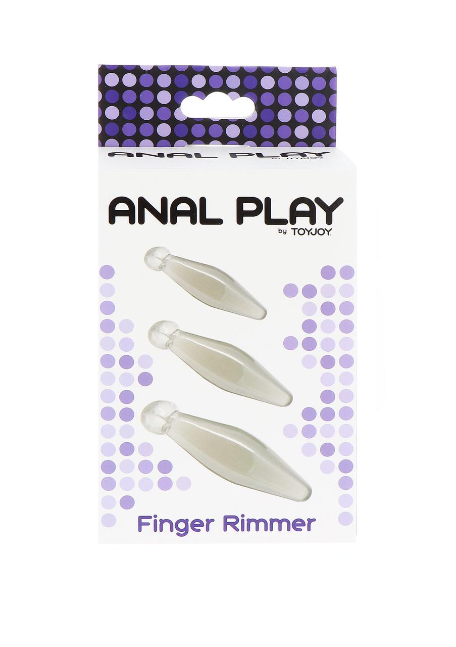 Анальні корочки 3 шт. у комплекті Finger Rimmer від Toy Joy
