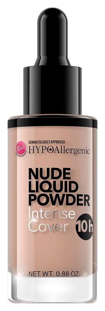 Рідка пудра для обличчя Bell Cosmetics Nude Liquid Powder HypoAllergenic № 04 Золотий беж 30 мл