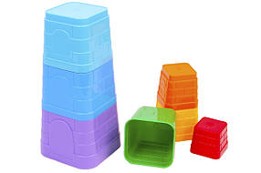 Іграшка "Пірамідка-пасочка" (7 елементів), Технок, 4654
