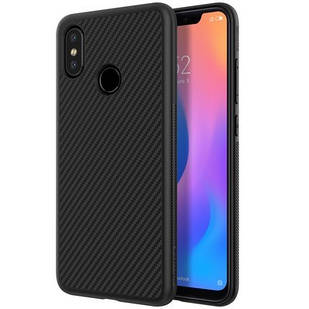 Чохол силіконовий карбон для Xiaomi Redmi Note 7 Pro чорний