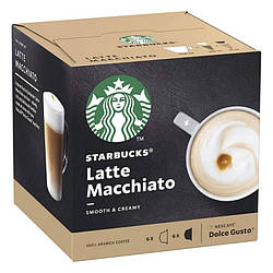Кава в капсулах Starbucks Dolce Gusto Latte Macchiato smooth creamy 12 шт.