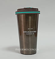 Термокружка 500 мл Starbucks Старбакс термочашка термочашку темно коричнева EL-268