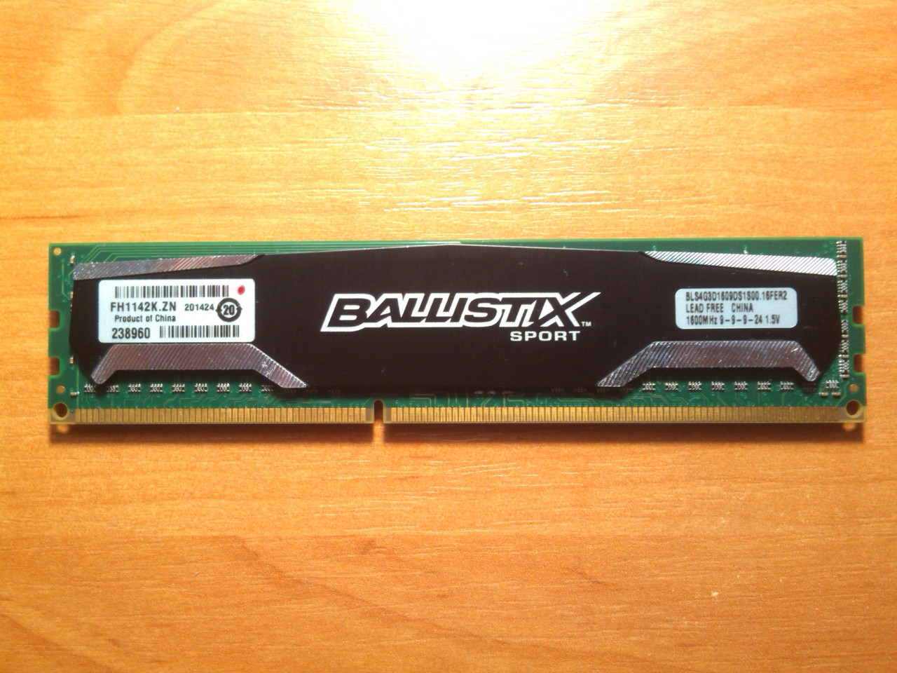 Crucial DDR3 4GB 1600MHz PC3-12800 Ballistix Sport Гарантія!