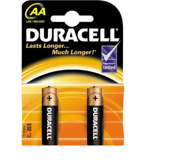 Батарейка Duracell LR6 (AA) 2 штуки