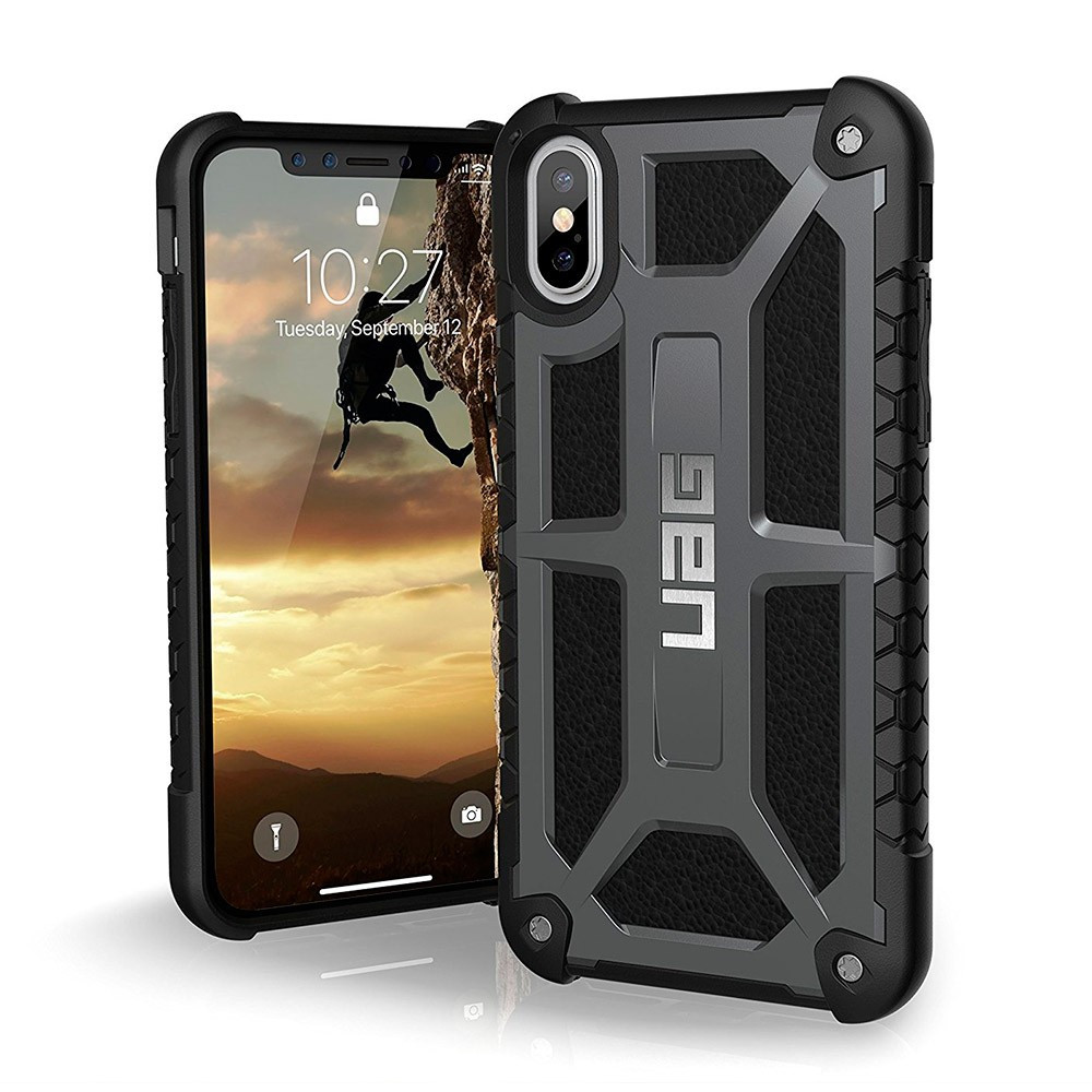 Чехол Urban Armor Gear для iPhone XS / X Monarch Series, Graphite (IPHX-M-GR)