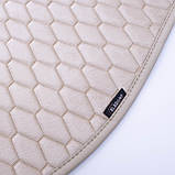 Накидки на сидіння алькантара Бежеві Повний комплект Elegant 700 104, фото 3