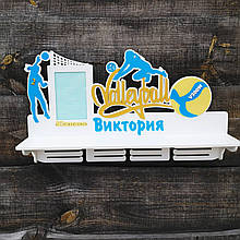 Медальниця волейбол, Полиця для медалей волейболісту, Холлдер для медалей
