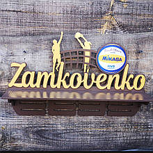 Медальниця волейбол, Полиця для медалей волейболісту, Холлдер для медалей