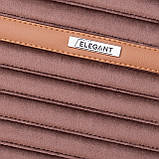 Накидки на сидіння алькантара Коричневі Повний комплект Elegant 700 115, фото 3