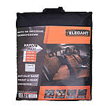 Накидки на сидіння алькантара Коричневі Повний комплект Elegant 700 115, фото 7