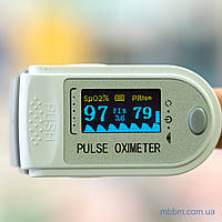 Пульсоксиметр Pulse Oximeter CMS50D White/Gray